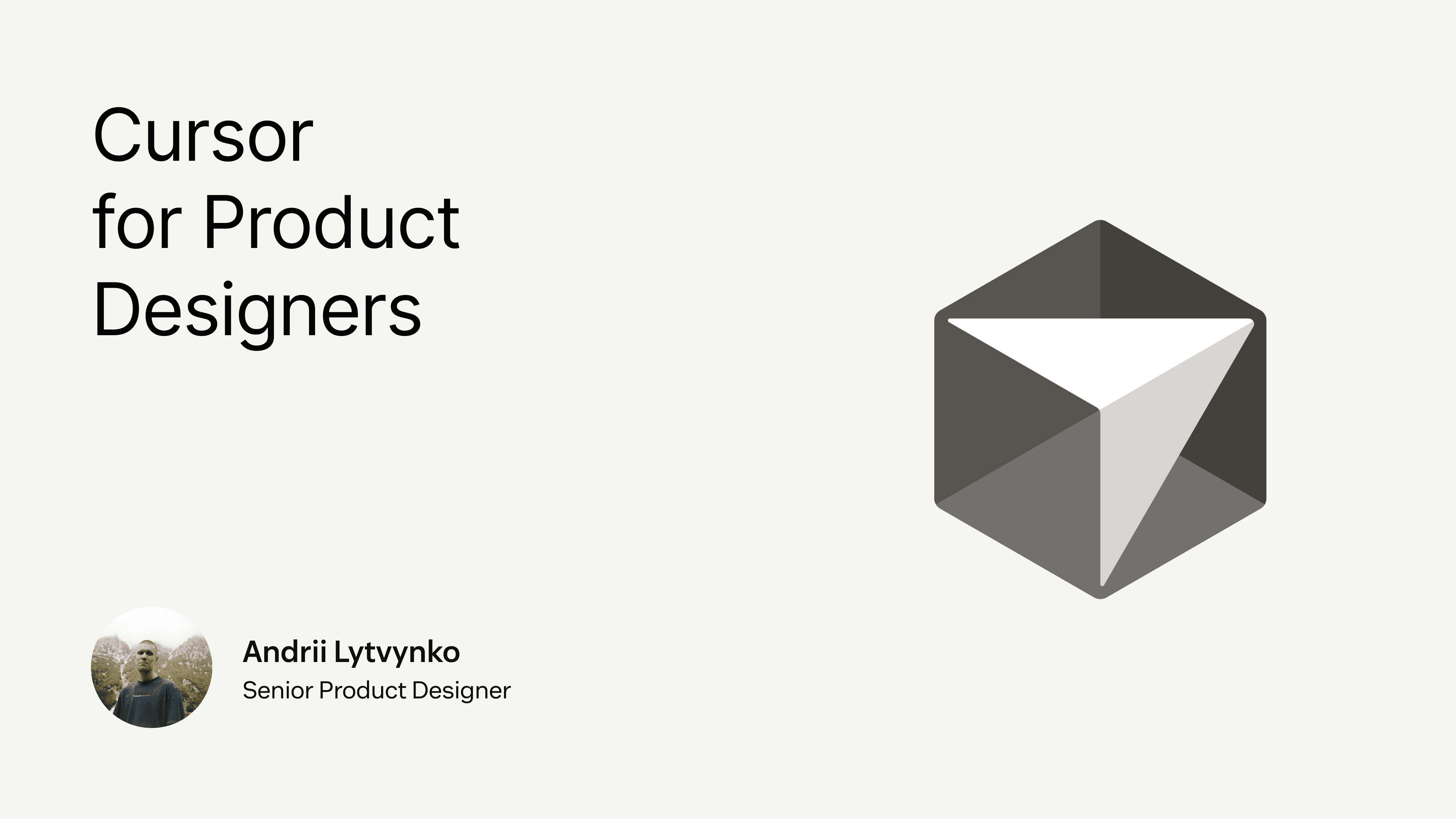 Cursor guide for Product Designers